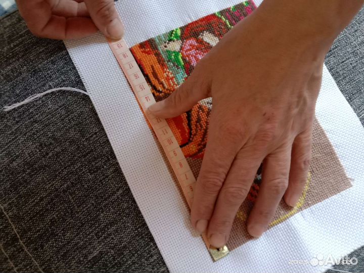 Картина крестиком Икона