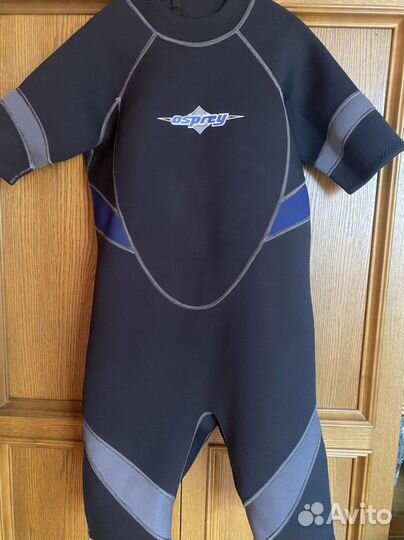 Костюм для дайвинга и подводной охоты, ласты