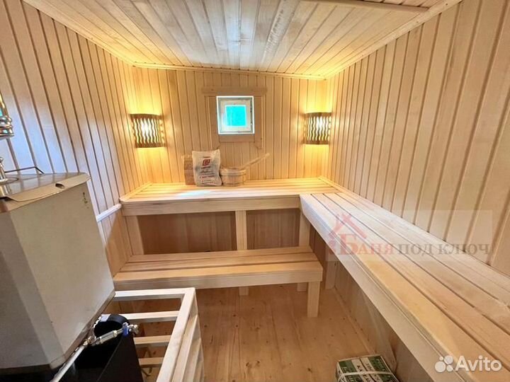 Готовая баня Скандинавия под ключ купить