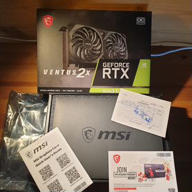 Коробка от видеокарты MSI RTX3060 Ti