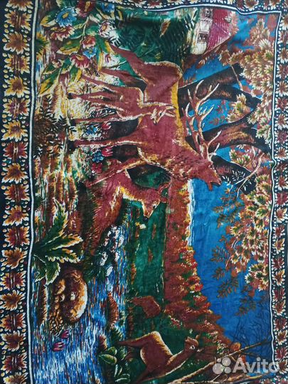 Плюшевая скатерть СССР