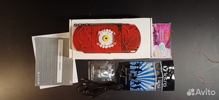 Sony Psp 2006 Custom Red Base pack