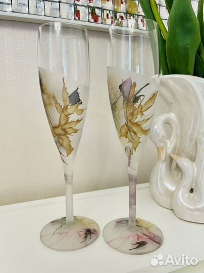 Бокалы, фушеры, стаканы