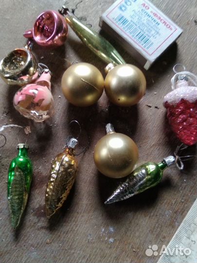 Новогодние ёлочные мини-игрушки