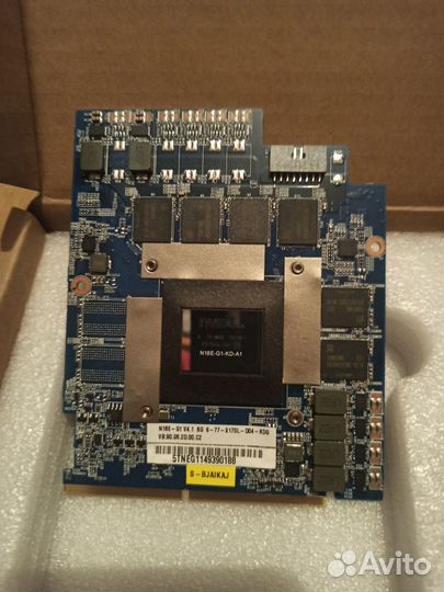 RTX 2060 6gb mxm N18E-G1 для ноутбука