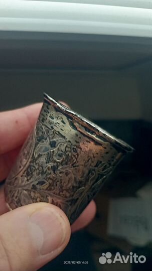 Стопка серебро 84