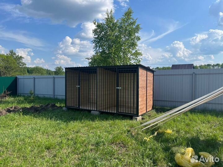 Вольер для собак опыт 6 лет