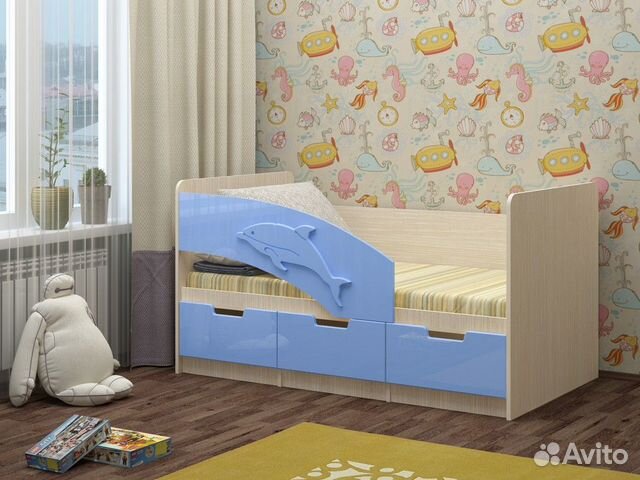Детская кровать Дельфин 1