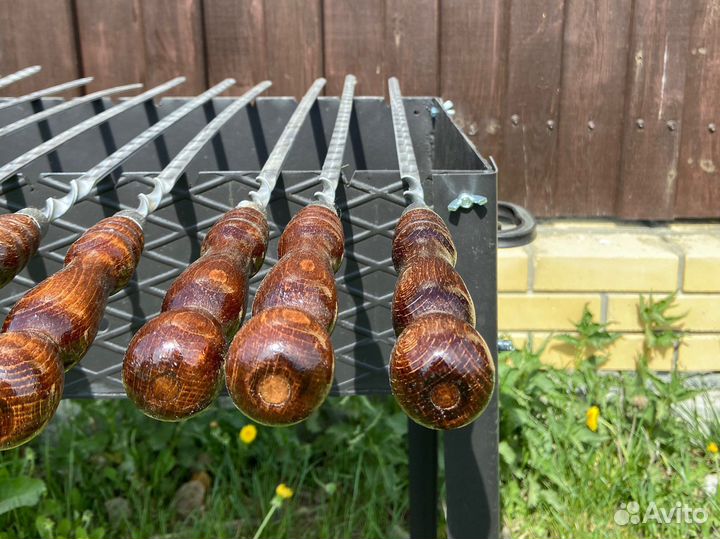 Мангал с печью под казан