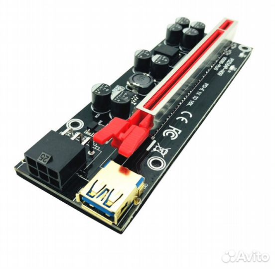 Райзер pci-e x16 pcie Riser 009S Plus Gold USB 3