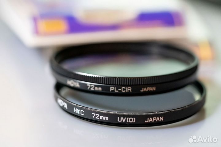 Набор светофильтров на объектив 72мм hoya