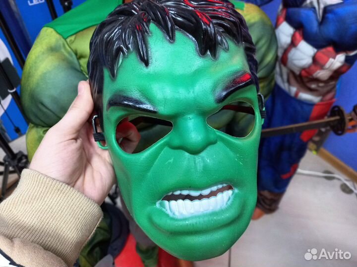 Карнавальный костюм С маской капитан америка, халк