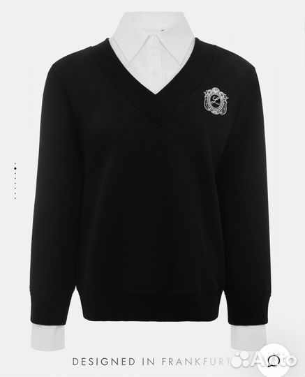 Свитшот Lichi с имитацией рубашки