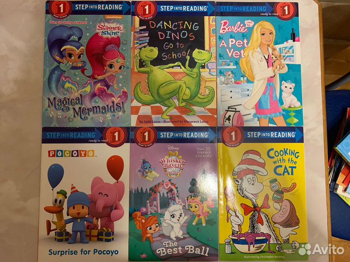 Книжки на английском Step into reading