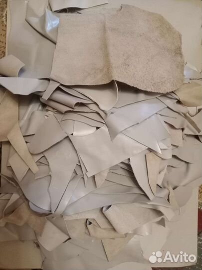 Обрезки натуральной кожи
