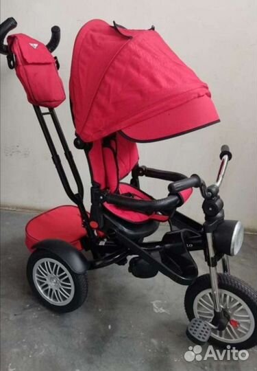 Велосипед с родительской ручкой