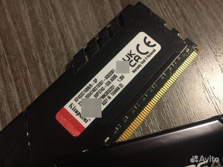Kingston hyperx fury ddr4 16gb 3200