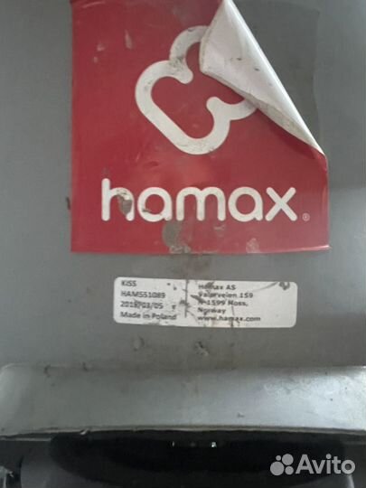 Детское велокресло hamax kiss