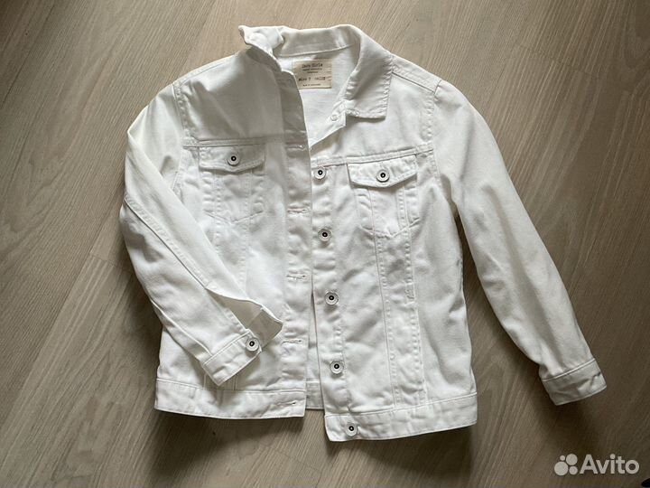 Джинсовая куртка 122 zara для девочки