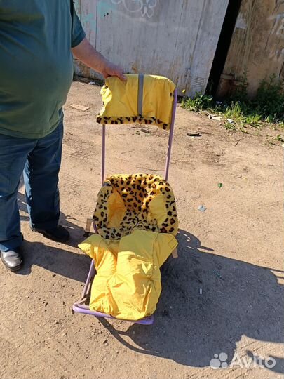 Детские санки с колесами