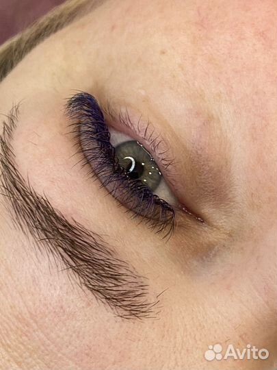 Наращивание ресницОформление бровей