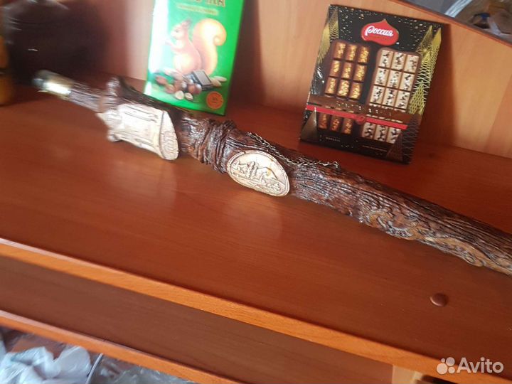 Бутылка сабля керамика