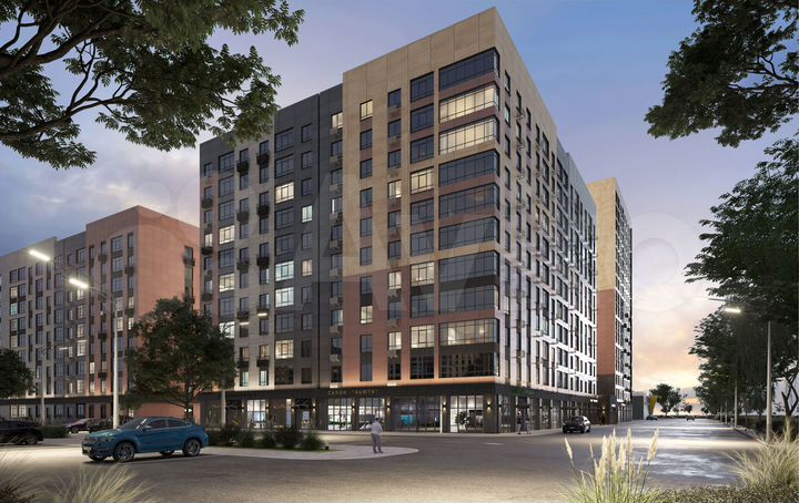 1-к. квартира, 40 м², 4/12 эт.