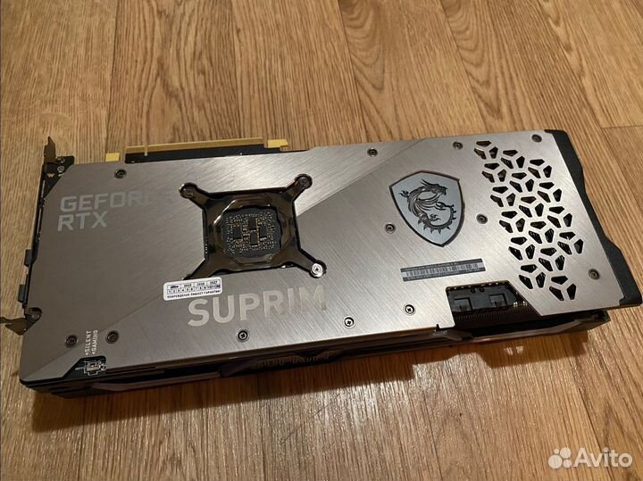 Видеокарта rtx 3070ti msi suprim x