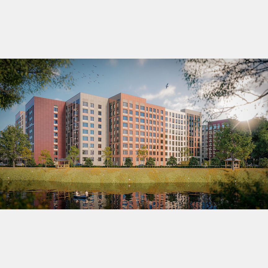 2-к. квартира, 60,4 м², 2/9 эт.