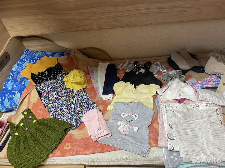 Вещи пакетом на девочку от 6 м