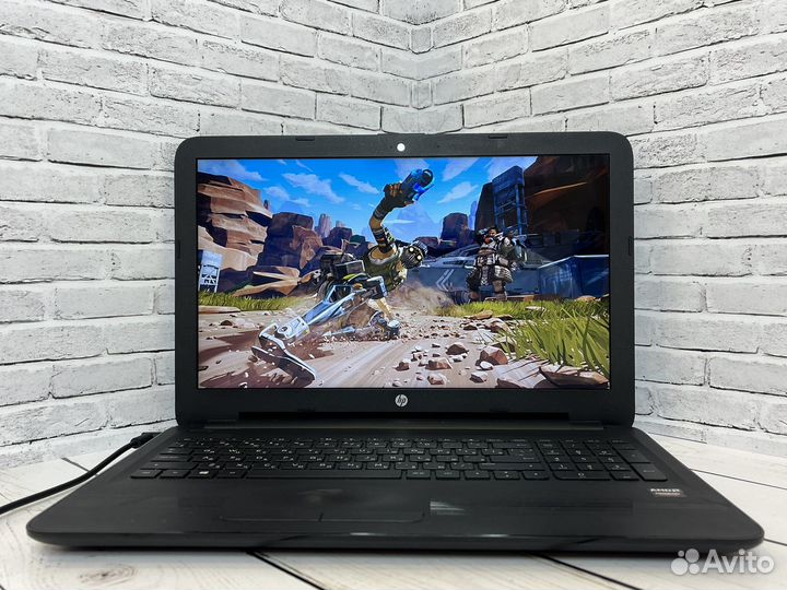 Игровой ноутбук HP A10/2видеокарты/8gb/SSD