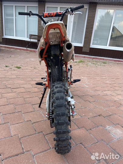 Питбайк kayo tt 125 полуавтомат,вместе с экипом