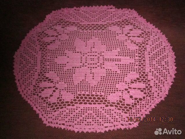 Вязаные ажурные салфетки