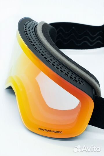 Маска фотохромная snowy aura black S1-S3
