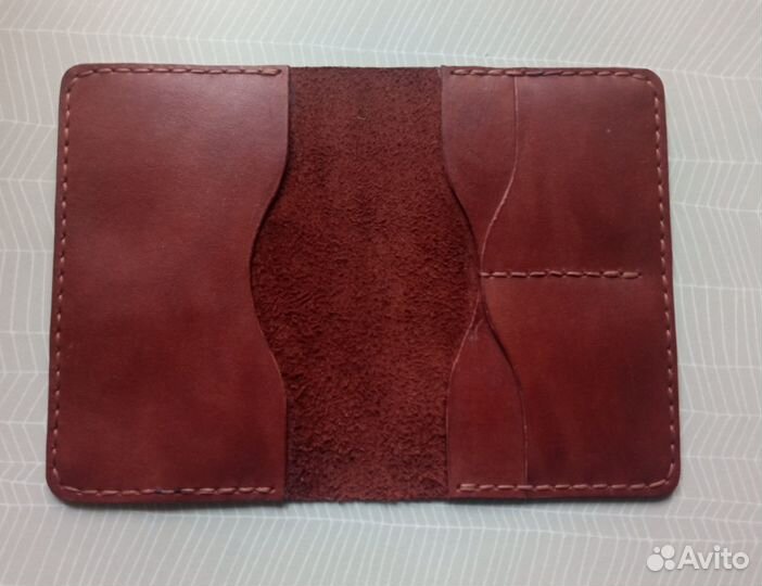 Обложка на паспорт натуральная кожа