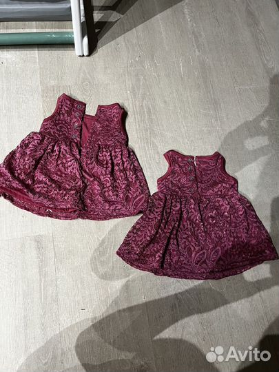 Платья для двойни 62