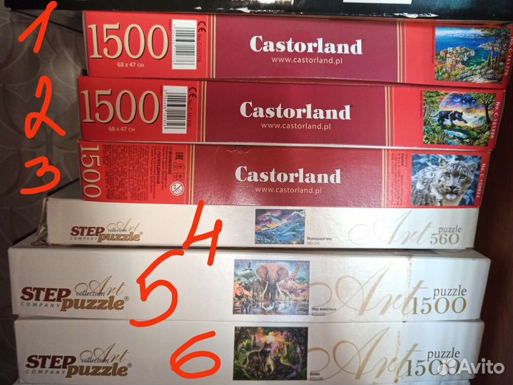 Продам пазлы