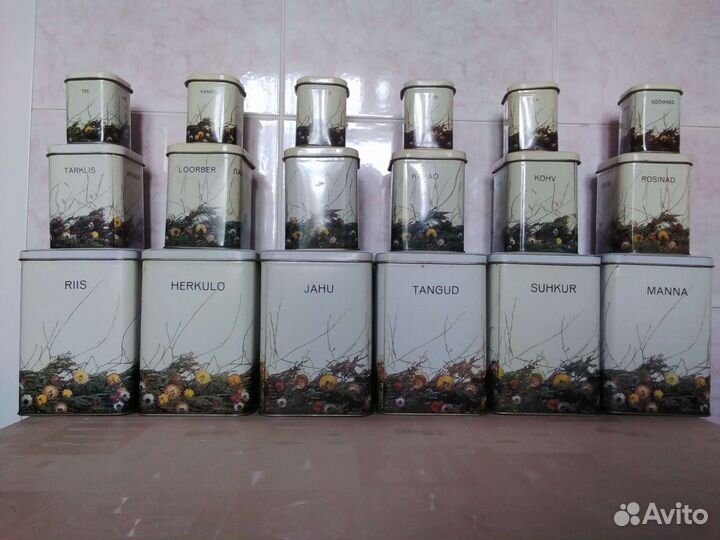 Банки для сыпучих продуктов СССР