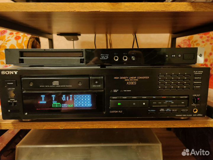 Винтажный HI-FI проигрыватель Sony X33ES