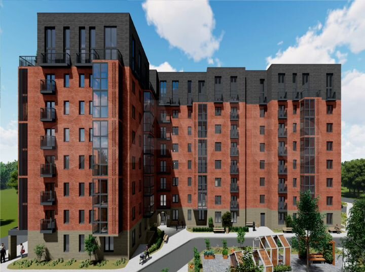 1-к. квартира, 54 м², 3/8 эт.