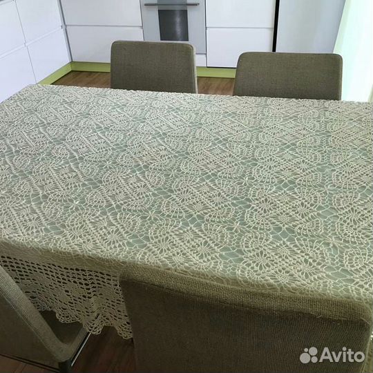 Скатерть вязаная Жемчужина