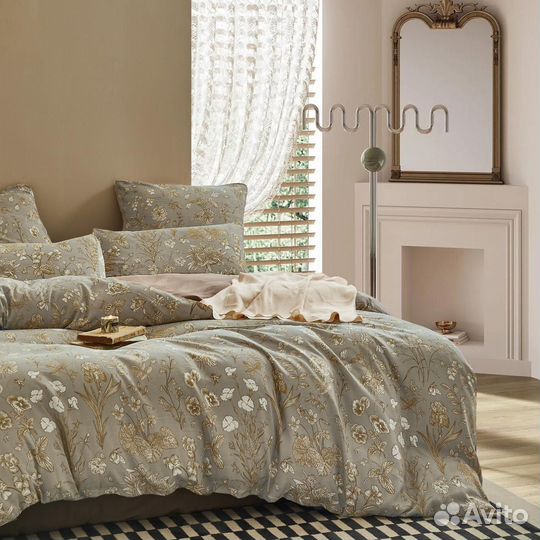 Постельное белье жатка лен