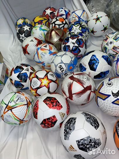 Футбольный мяч adidas, nike,select, puma