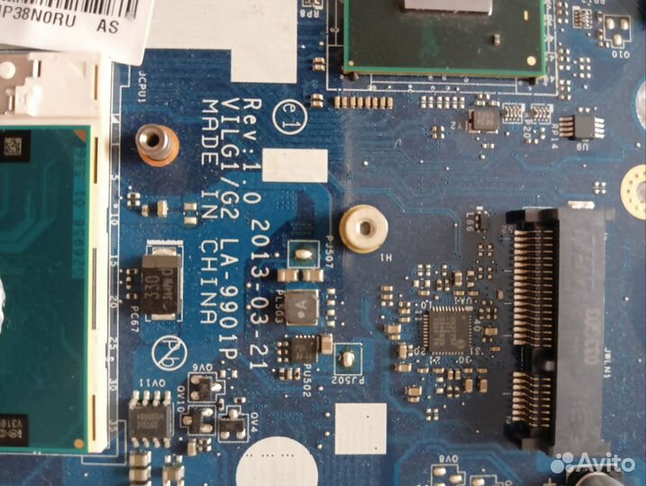 Мат. плата Lenovo G500s + CPU + RAM