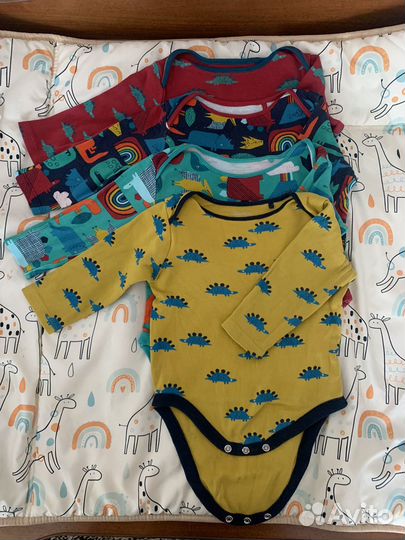 Одежда пакетом, 4 Боди next и 1 Mothercare