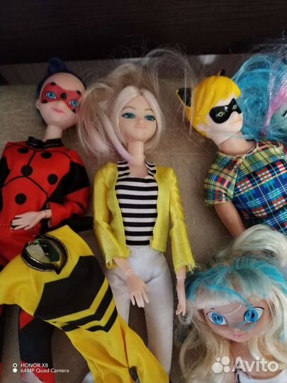 Куклы леди баг, супер кот, Хлоя и другие