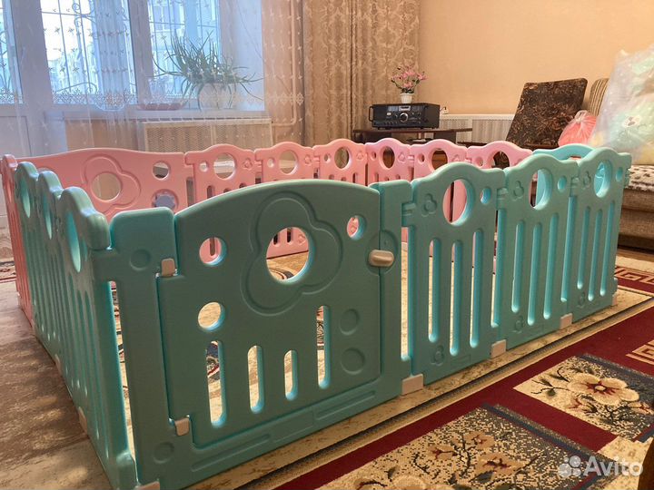 Большой детский манеж бу