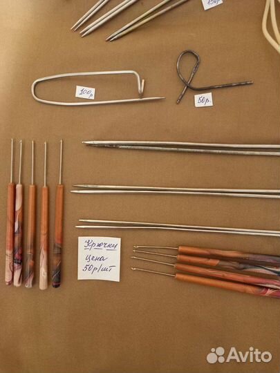 Спицы и крючки для вязания из СССР