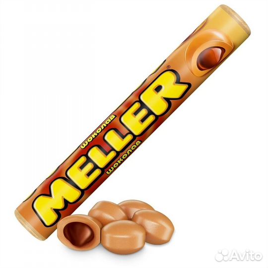 Ирис Meller Шоколад 38г Perfetti Van Melle