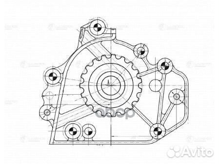 LWP 2322 luzar Насос водяной Honda CR-V (95) /O